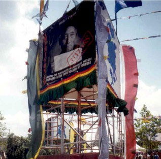 Tibetan Freedom Concert Display