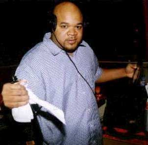 DJ Hurricane performing on stage